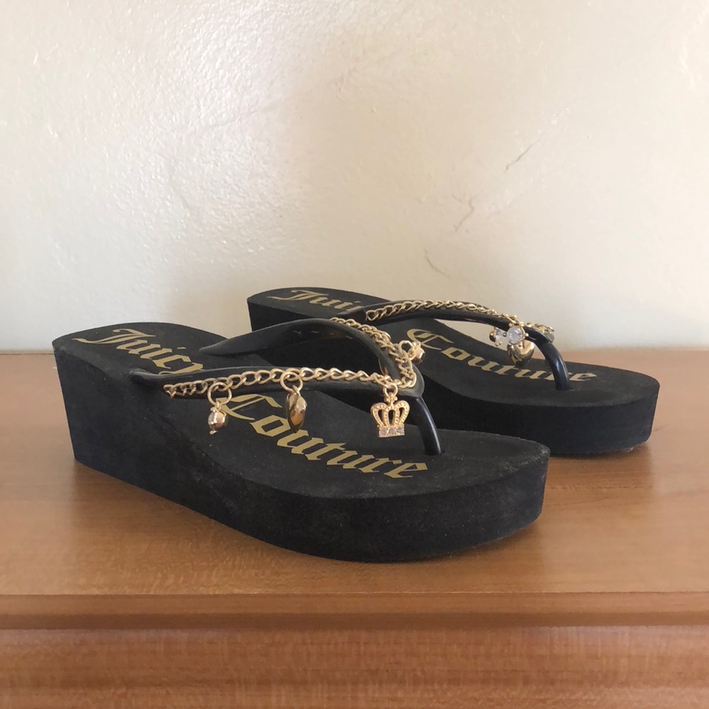 Juicy Couture Wedge Flops